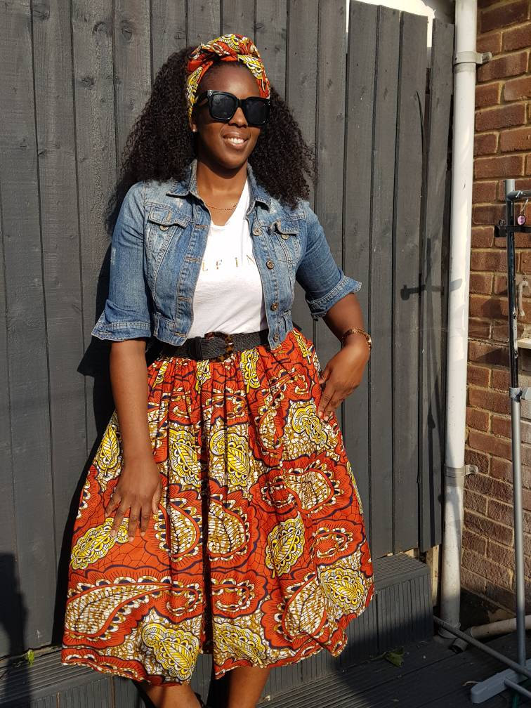 AmeriCOLLAGE PRINT skirt sサイズ　新品タグ付き il_fullxfull.4174624799_6mxq.jpg