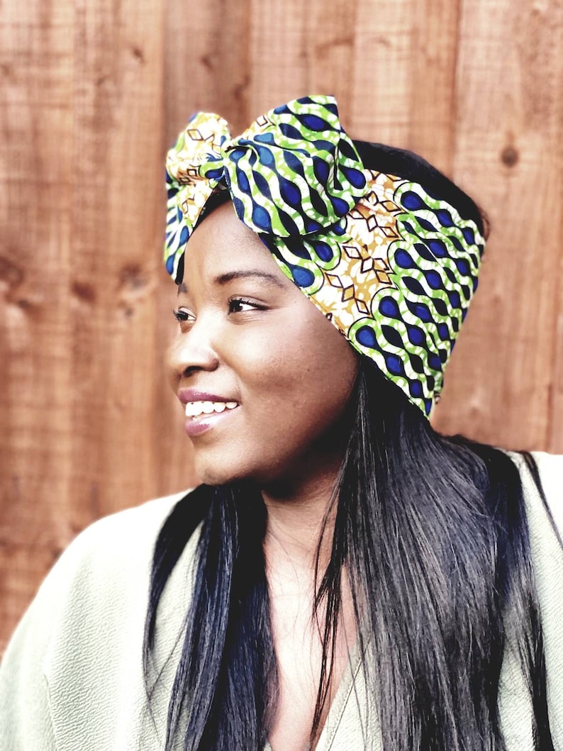 wired african head wrap