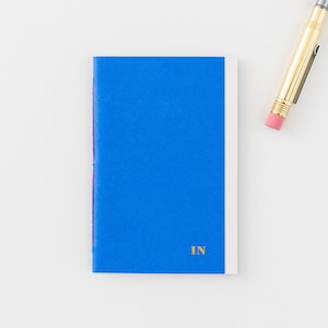 Hand-bound notebook Small with your initials