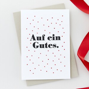Ręcznie drukowana kartka świąteczna typograficzna – Pozdrowienia Sezonowe „Za dobre rzeczy”