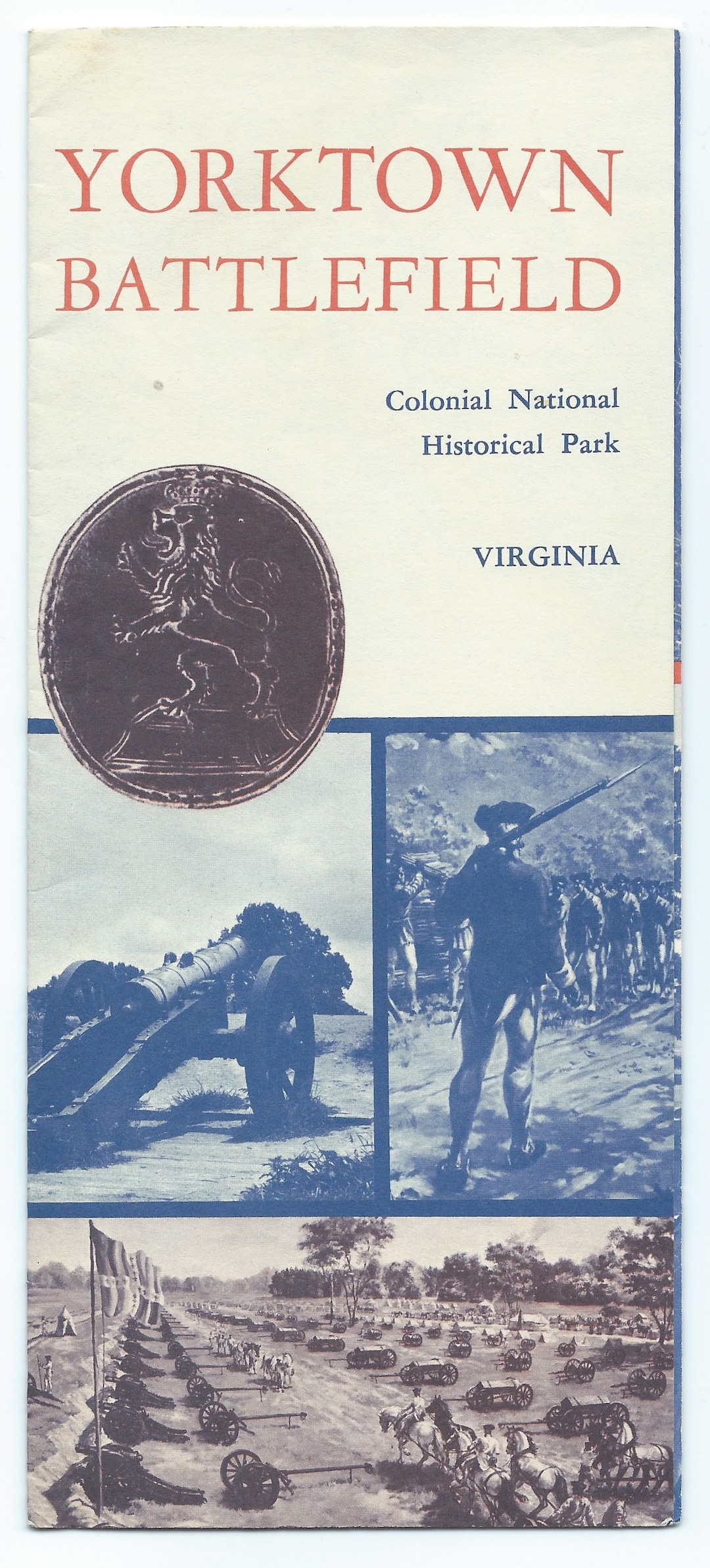 1964 Yorktown Battlefield Brochure VG Condition Revolutionary War ...