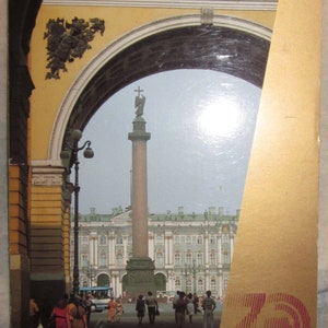 Leningrad 1980s postcards  St. Petersburg Russia USSR postcards