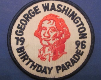 George Washington Patch  1996 Alexandria Virginia  GW Birthday Parade