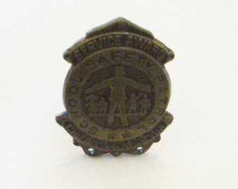 Vintage Chicago Motor Club School Safety Patrol Service Award Pin