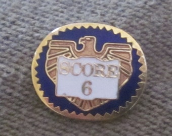 SCORE lapel pin Service Corps of Retired Executives 1990s Vintage