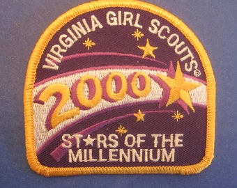 NEW patch Virginia Girl Scouts Stars of the Millennium 3 available Trade Collect