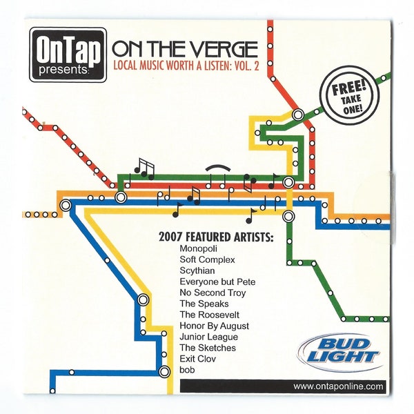 2007 Promo CD On Tap On the Verge Local Music Worth a Listen: Volume 2 Like