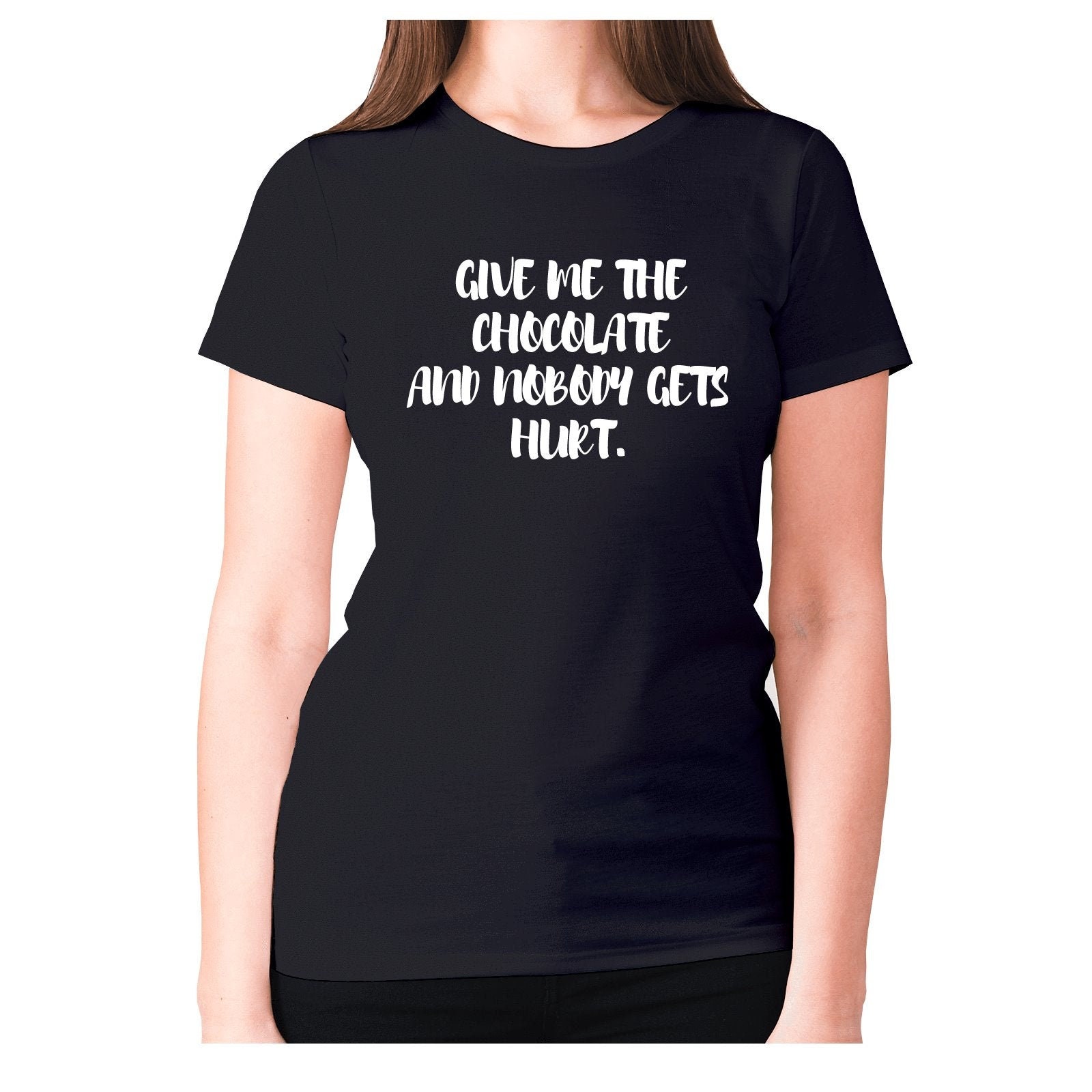 Womens Funny Foodie T-shirt Slogan Tee Ladies Eating Give Me - Etsy