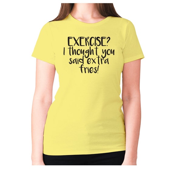 Womens Funny Gym T-shirt Slogan Tee 