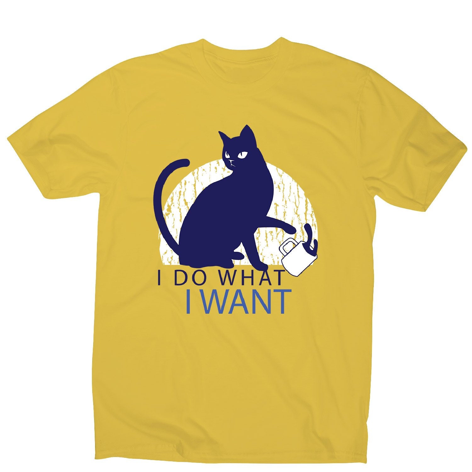 Rebel cat men's funny premium t-shirt | Etsy