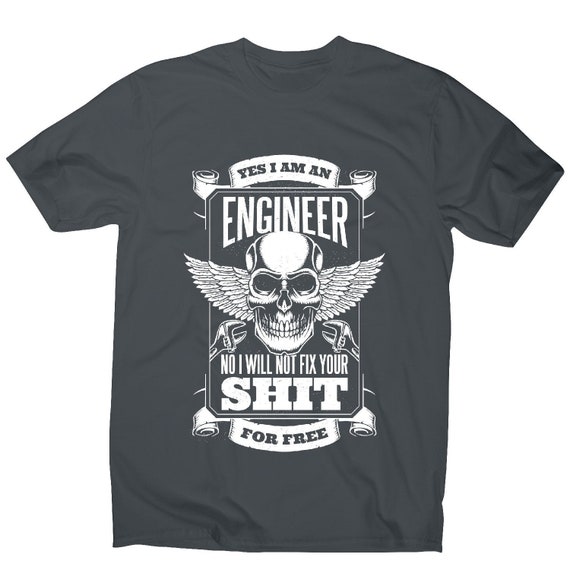 Engineer Funny Quote Men's T-shirt - Etsy