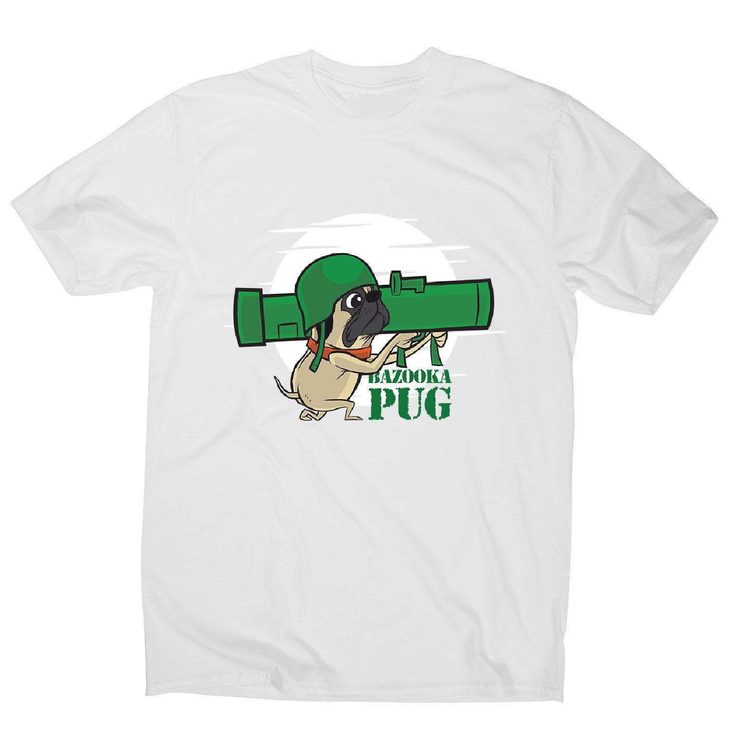Bazooka Pug Men's Funny Premium T-shirt - Etsy