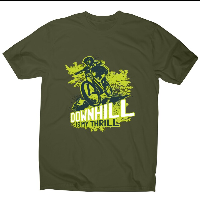 Downhill biking awesome mountain bike tshirt men's Etsy