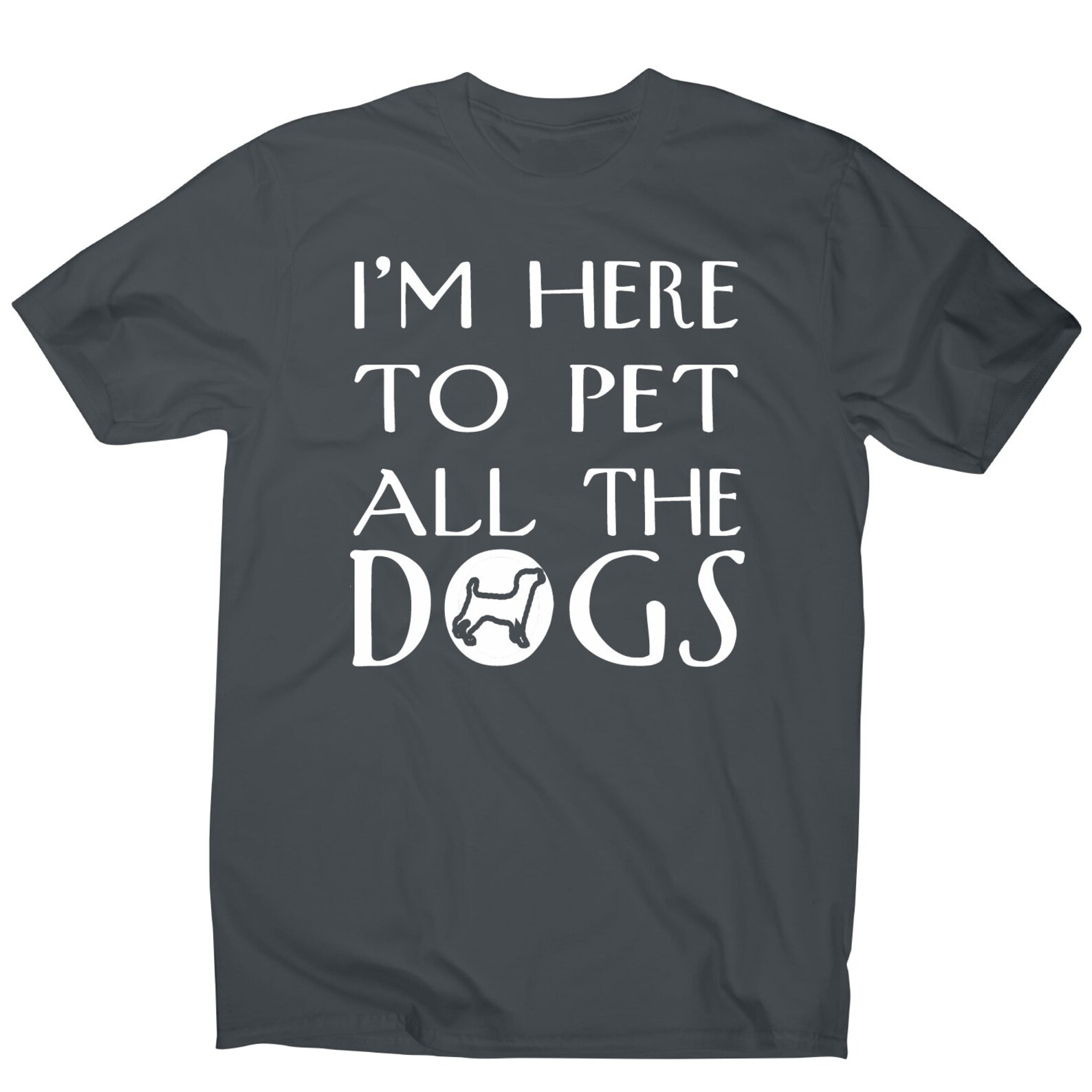 I'm here funny dog t-shirt men's | Etsy