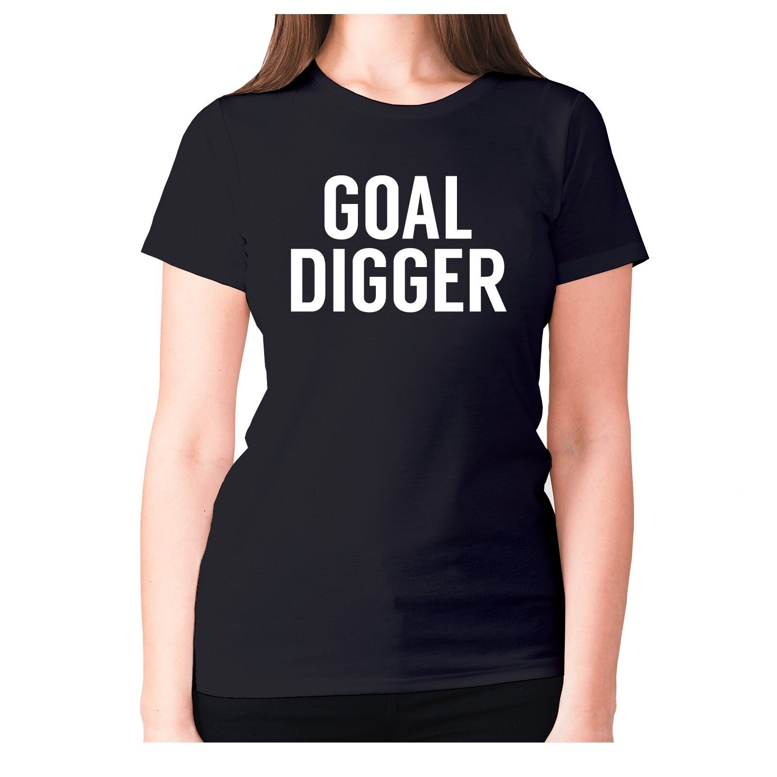 Womens funny t-shirt slogan tee ladies novelty humour GOAL | Etsy