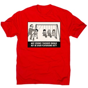 Science teacher funny t-shirt men&#39;s
