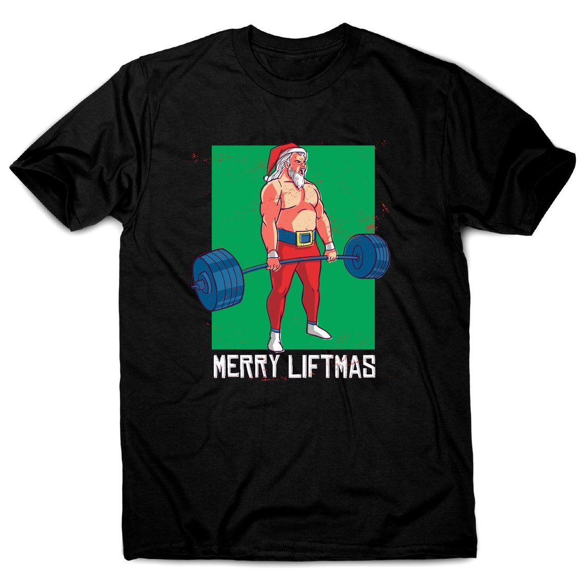 Merry Liftmas Funny Gym Christmas Tshirt Men's Etsy