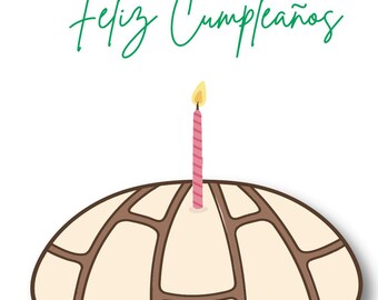 Spanish Birthday Card Bundle | 4 Feliz Cumpleaños Cards | Free Shipping