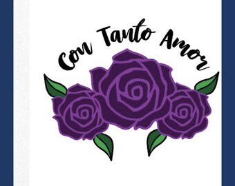 Con Tanto Amor Greeting Card | Spanish Sentiment Card | With So Much Love