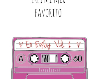 You’re My Favorite Mixtape / Eres Mi Mix Favorito Greeting Card
