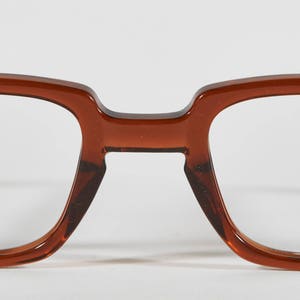 NEW Military Surplus Vintage Eyeglass Frames BCG Birth Control Glasses Brown Acetate image 5