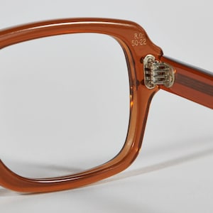 NEW Military Surplus Vintage Eyeglass Frames BCG Birth Control Glasses Brown Acetate image 7