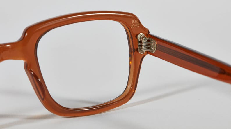 NEW Military Surplus Vintage Eyeglass Frames BCG Birth Control Glasses Brown Acetate image 7