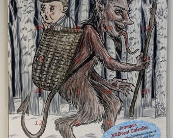 Calendrier de l'Avent BADvent : compte à rebours de l'Avent avec Krampus et créatures effrayantes de Noël
