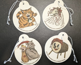 Holiday Horrors Paper Ornaments (Set of Four)