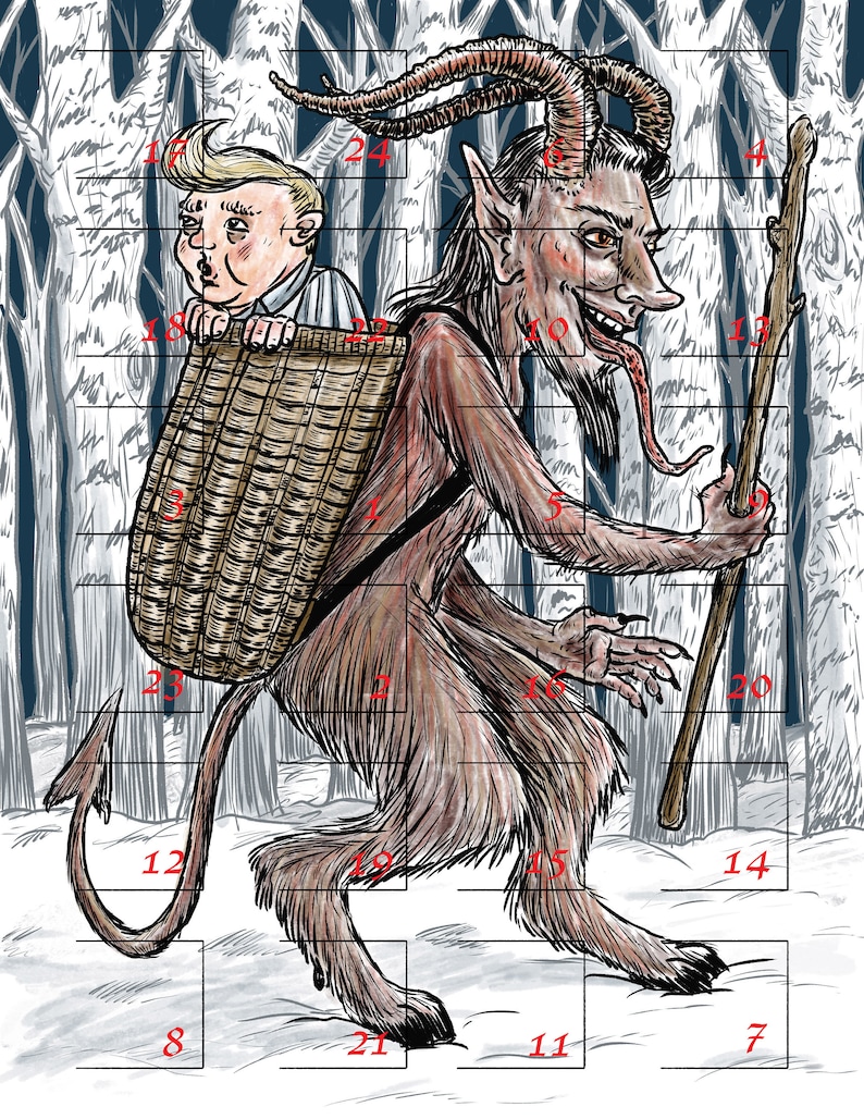 BADvent Calendar: A Krampus and Creepy Christmas Creatures Advent Countdown image 3