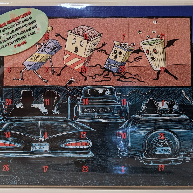 Horror Movie Advent Calendar Etsy