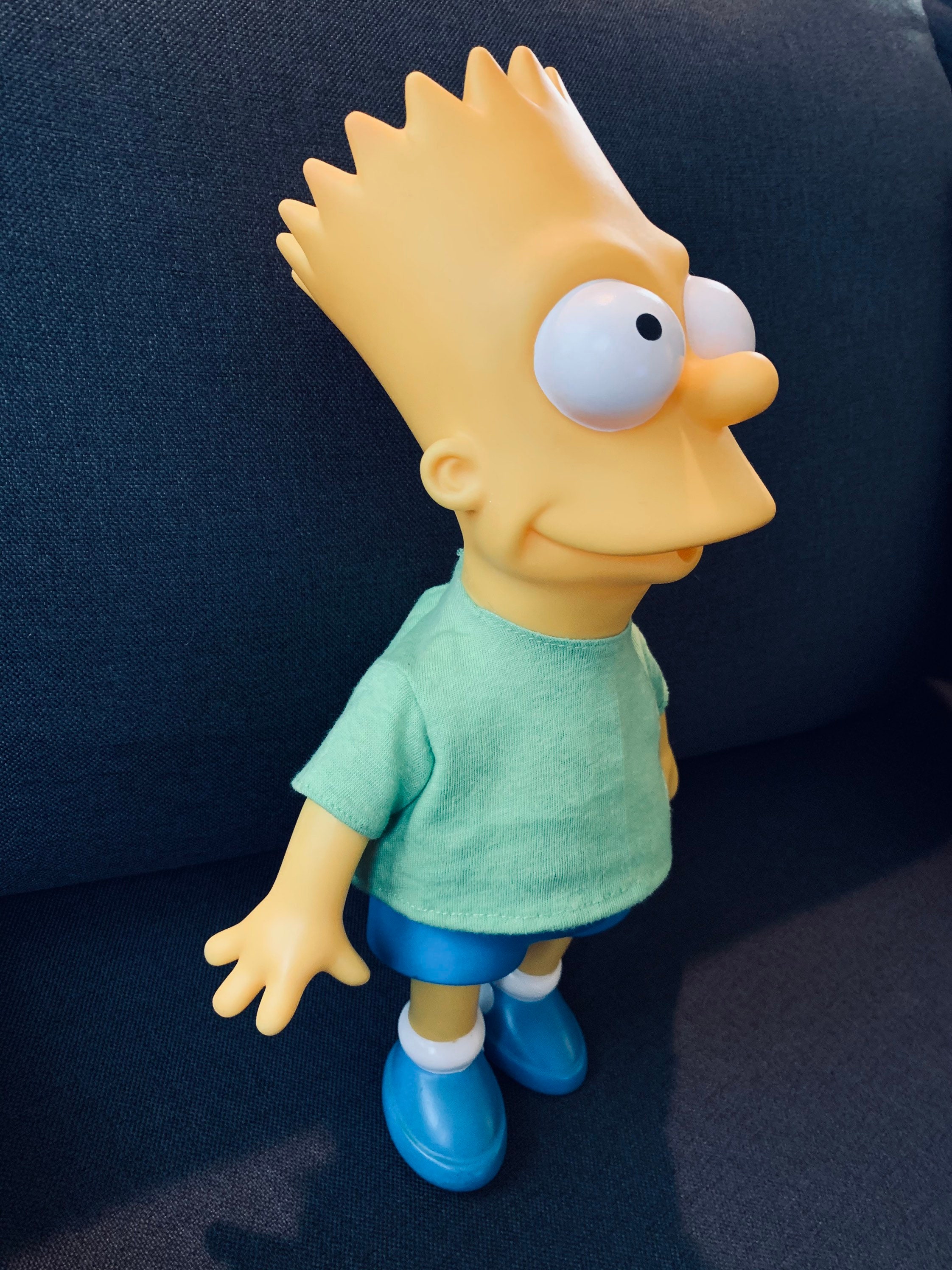 Simpsons Bart Simpson Vintage Toy Figure With Radioactive Man Etsy
