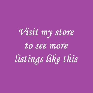 Puede incluir: Texto sobre un fondo morado que dice "Visita mi tienda para ver m&aacute;s listados como este."