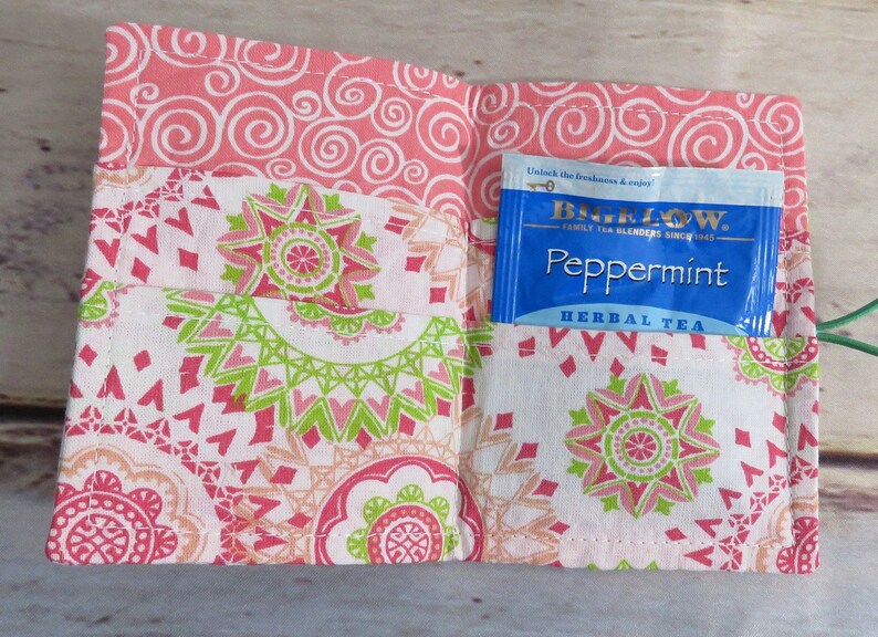 Tea Bag Wallet Pouch Teabag Case Tea Bag Holder Travel Tea Etsy