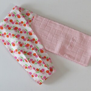 Kitchen Boa Scarf Wearable Towels ~ Cherries Fruit Print ~ Great gift for her, your favorite chef, Mom or Hostess gift