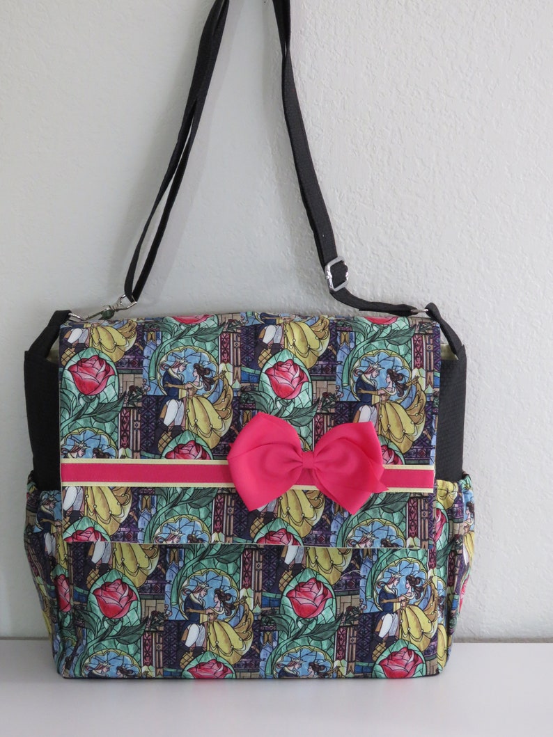 beauty and the beast diaper bag