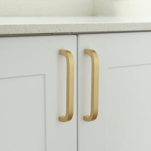 Solid Brass Cabinet Handles: Gold Kitchen Bar Pulls
