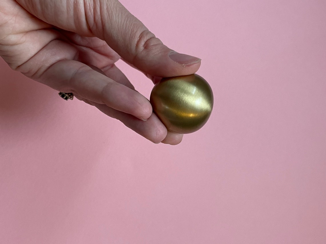 Large 32mm Solid Brass Knobs Kitchen Knobs Etsy