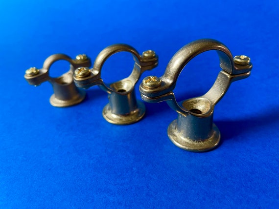 Brass pipe clamps discount