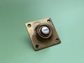 Solid Brass Wired Doorbell: Victorian Edwardian Style