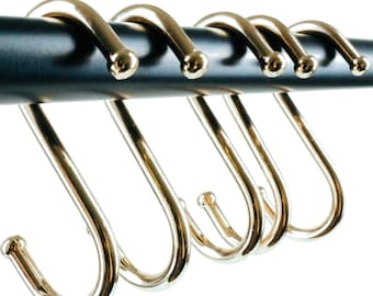 Brass "S" Hook - Kitchen Untensil S Hook