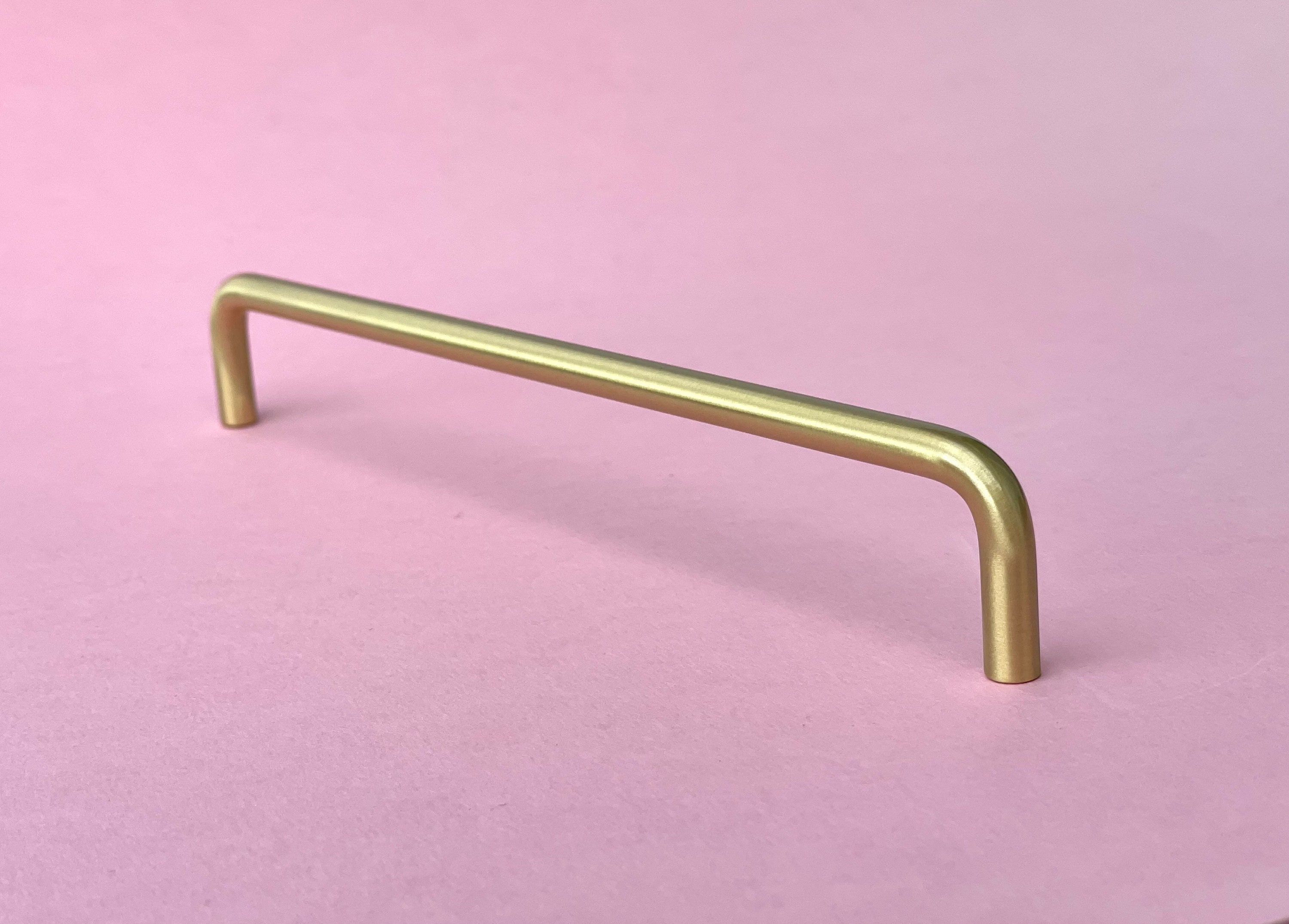 PREMIUM Solid Brass Kitchen Handles Satin Gold Kitchen Etsy
