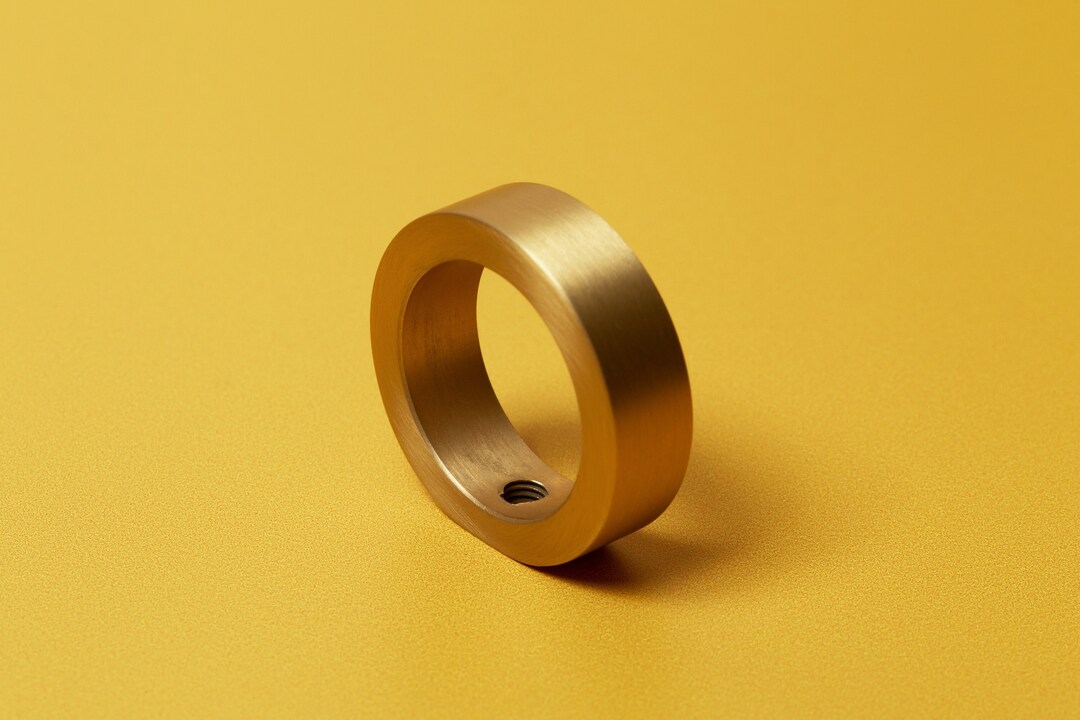 Solid Brass Pull Ring Minimalist Kitchen Handles