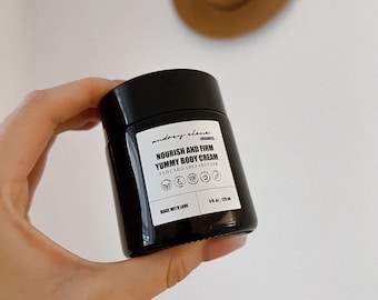 Beurre de karité lavande × crème pour le corps au beurre d'avocat / Hydrate la peau sèche / Soins de la peau végétaliens, durables et naturels / Respectueux de l'environnement