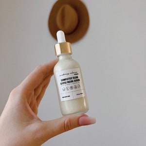 Gentle Facial Serum with Niacinamide and Green Tea | Organic Skincare for Sensitive Skin | Natural, Eco-Friendly, Zero Waste