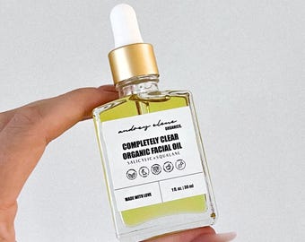 Salicylic Acid Face Oil with Squalane | Organic and Clearing Facial Oil For Acne-Prone Skin