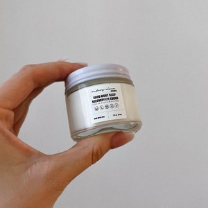 Avocado Butter Eye Cream with Peptides / Organic Eye Cream / Vegan, Sustainable, Natural Skincare / Eco Friendly