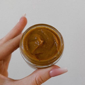 Pumpkin Enzyme Mask with Glycolic Acid / Organic Face Mask / Vegan, Sustainable, Natural Skincare / Eco Friendly