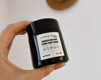 Beurre de karité à la menthe × crème pour le corps au beurre d'avocat / Hydrate la peau sèche / Soins de la peau végétaliens, durables et naturels / Respectueux de l'environnement