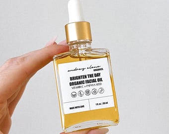 Vitamin C Face Oil with Papaya Seed | Organic and Brightening Facial Oil For Sensitive Skin